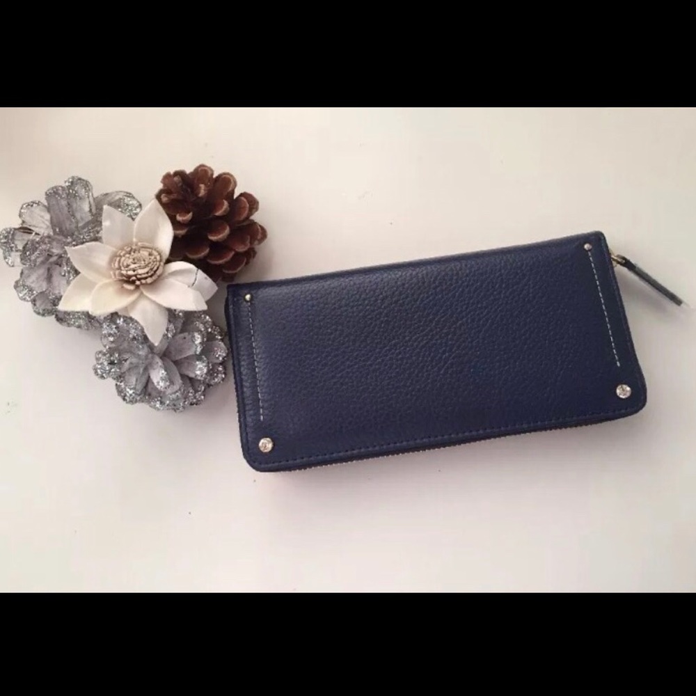 Brand new real leather women wallet with zipper